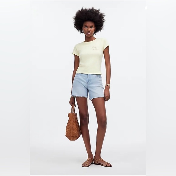 Madewell | NWT | women’s | Day in the Sun | Graphic Tee | Yellow | Size XL - Picture 1 of 8